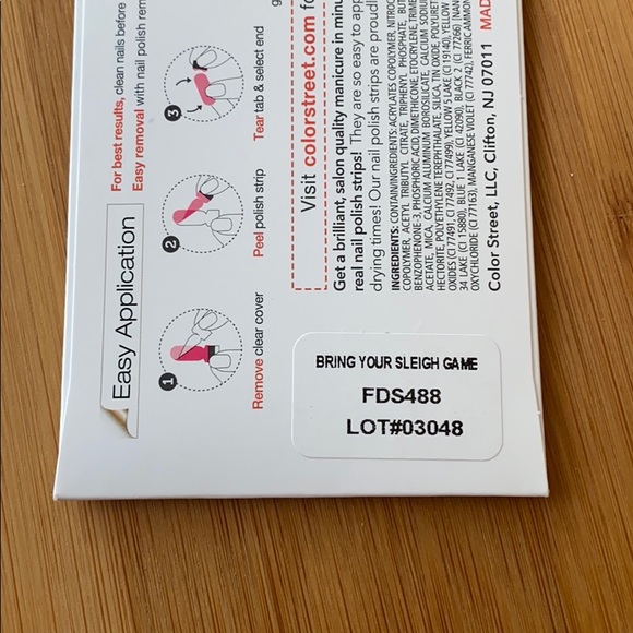 Color Street Nail Strips - Bring Your Sleigh Game - Picture 4 of 4